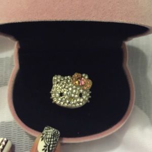 Authentic Diamond Hello Kitty Ring