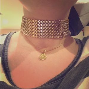 Nasty Gal charmed collar necklace