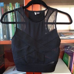 Urban Outfitters Black Crop Top