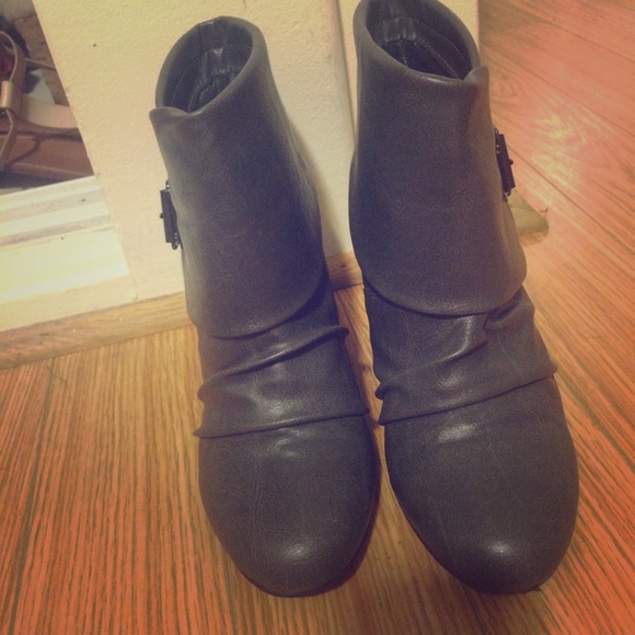 Wedge booties