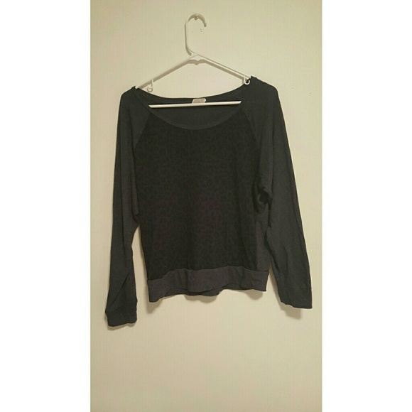 Blue Long Sleeve PINK Shirt