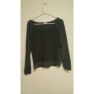 Blue Long Sleeve PINK Shirt