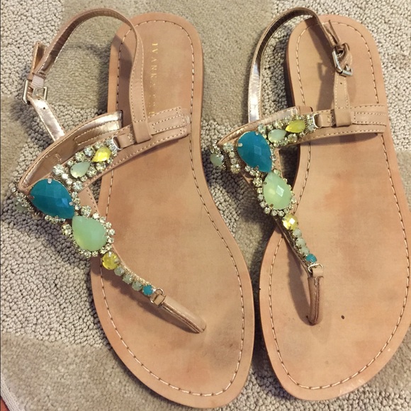 Ivanka Trump Jeweled Sandals