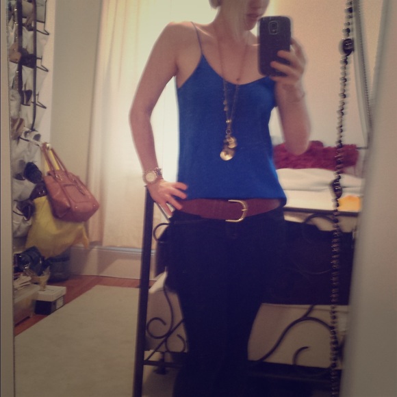 Cobalt blue tank