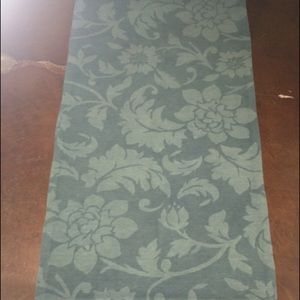 Blue area rug