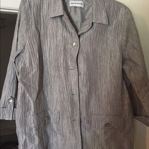 Alfred Dunner grey blouse