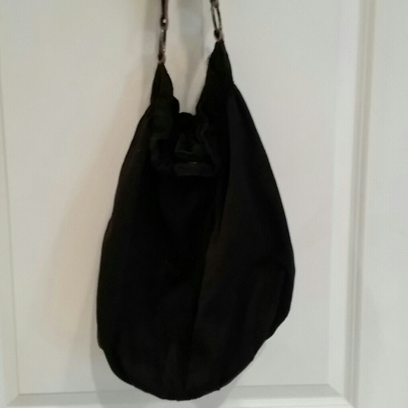 Small black handbag