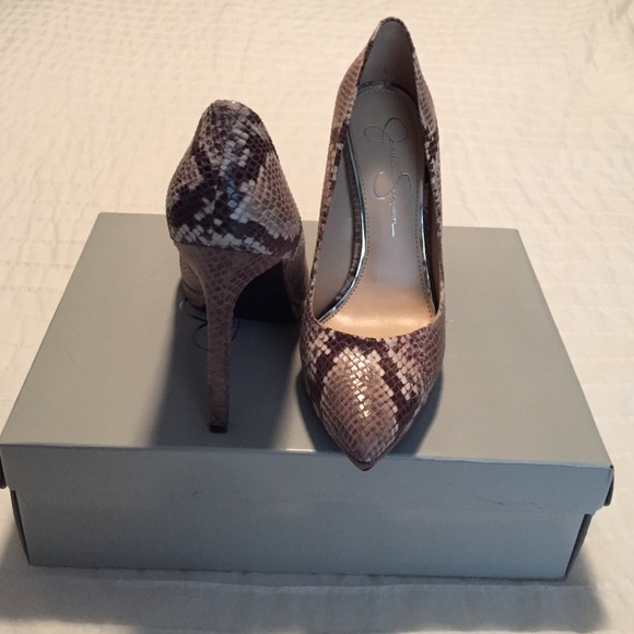 Sexy snakeskin heels