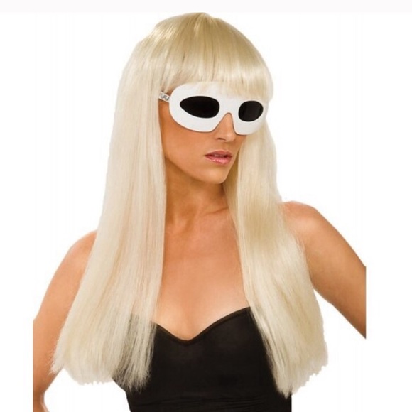 Long blond wig