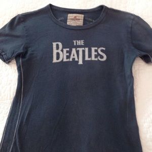 Vintage Beatles T-shirt and button