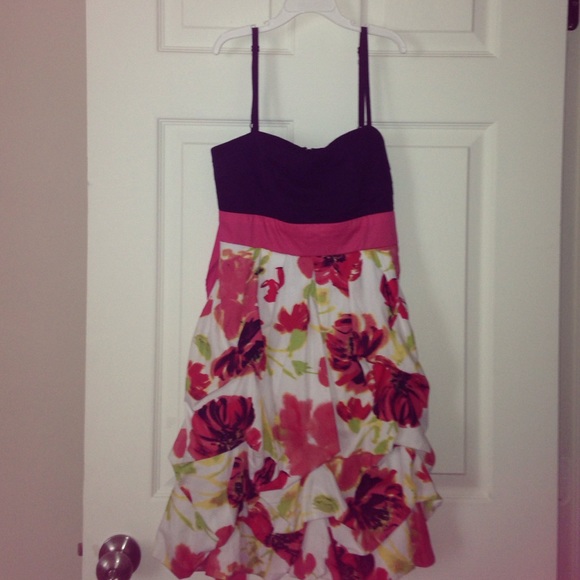 Spaghetti strap floral dress