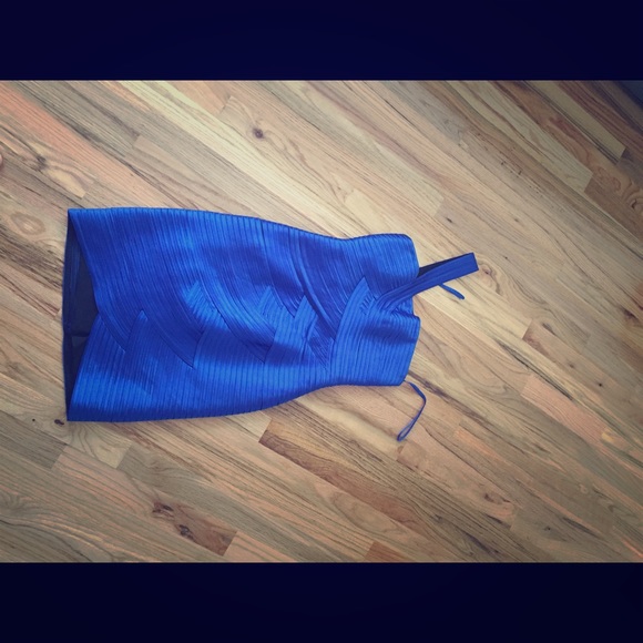 Blue BCBG dress