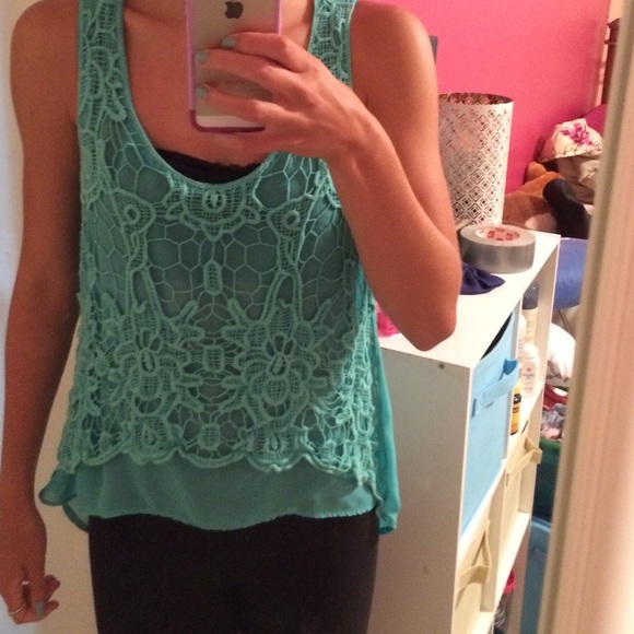 Lace tank