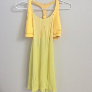 Yellow Lululemon Workout Top