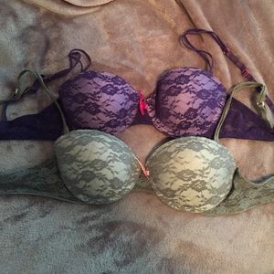 Two push up, target bras