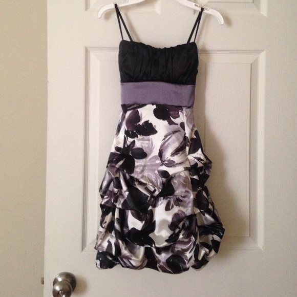 Spaghetti strap dress with tie in back