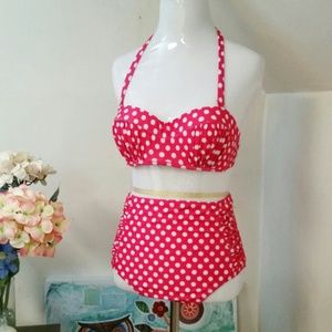 High Waist Bikini Retro Vintage Pin Up swimwear