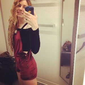 MinkPink 2 piece overall set