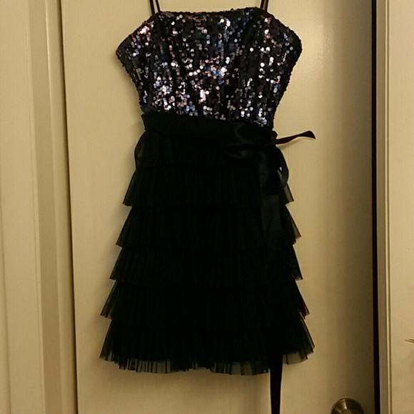 Excelent blue party dress