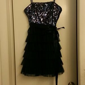 Excelent blue party dress