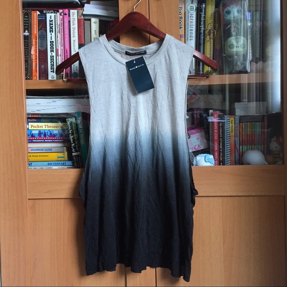Brandy Melville Tops - NWT Brandy Melville Danija Ombré Tank Blue Black