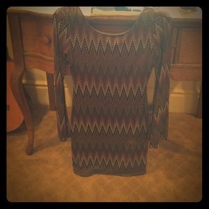 Off shoulder wide arm dress