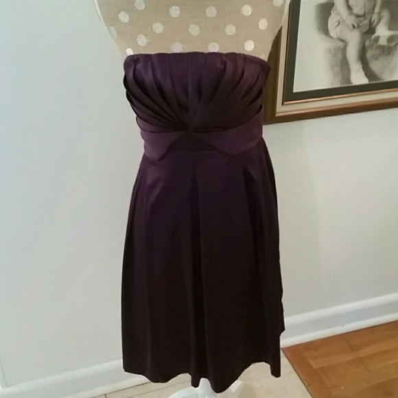 The Limited royal purple silk dress