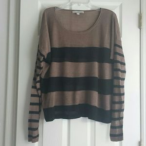 Sheer Striped Sweater