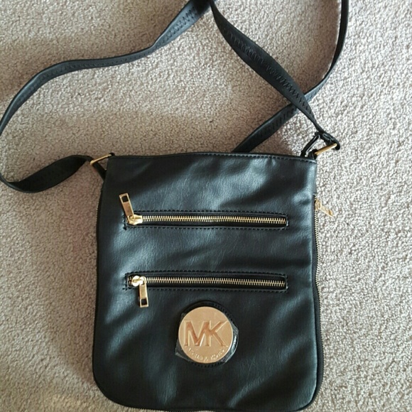Mk inspired black bag NWOT