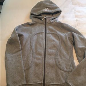 Lululemon gray scuba hoodie