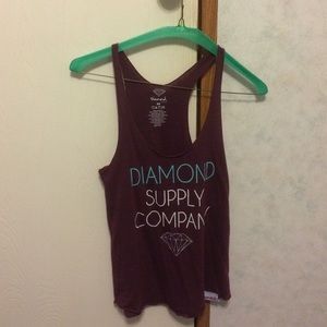 Burgundy tank top