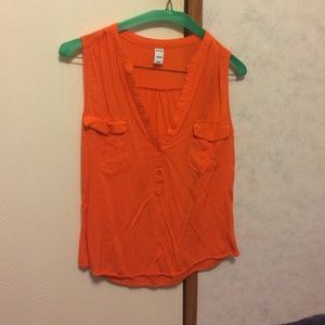 Orange tank top