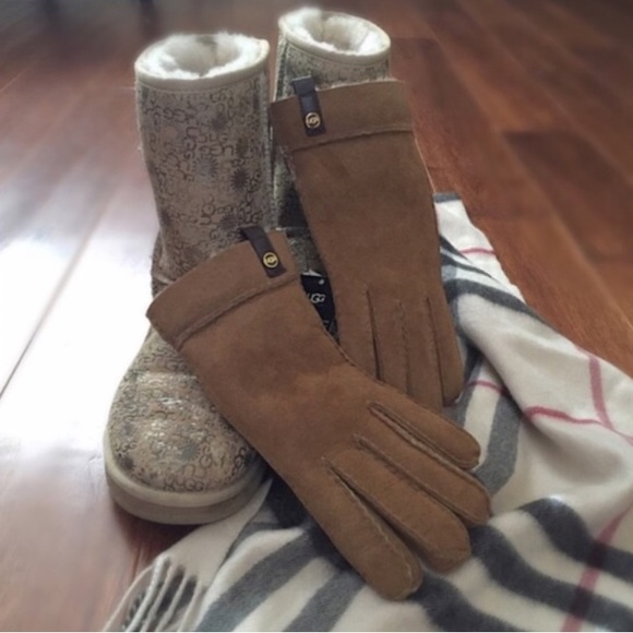 UGGS Accessories - UGGS Tenney Chestnut Gloves *PRICE FIRM*