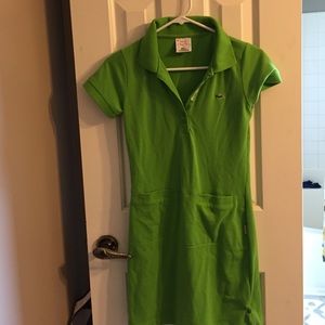Lacoste Lime Green dress