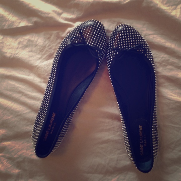 Saint Laurent Paris Studded Shoes