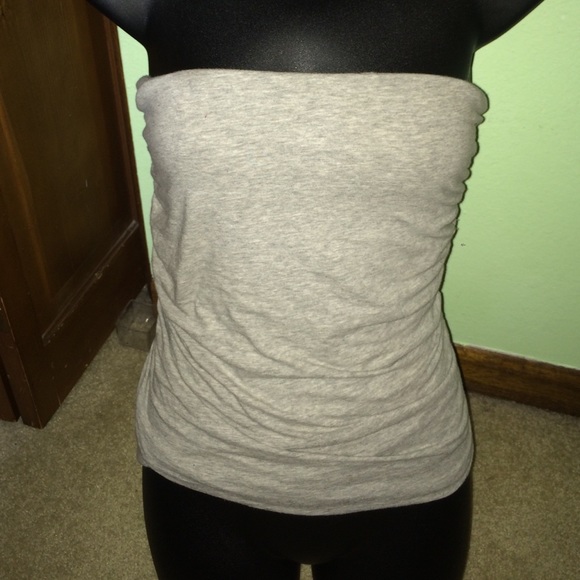 Grey tube top
