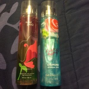 Sweet pea & Carried Away perfume