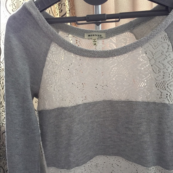 Light lace and cotton Top