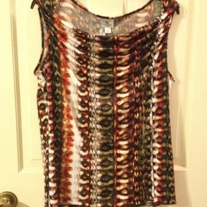 Gently used sleeveless top