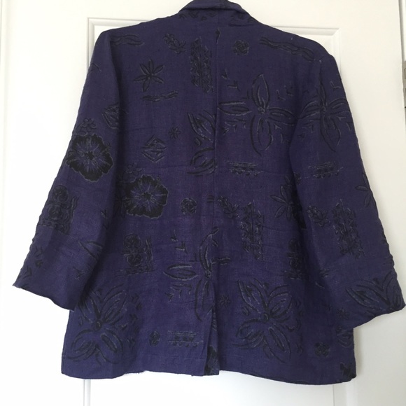 Floral Print Blazer - Picture 3 of 4