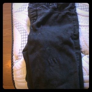 Light grayish black color that is faded