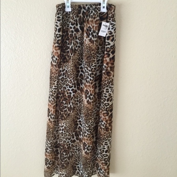 Cheetah Maxi Skirt