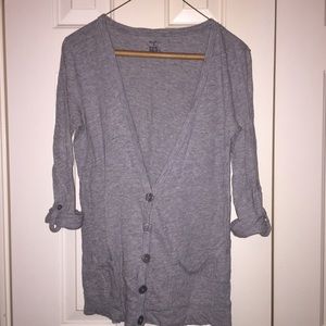 Grey cardigan
