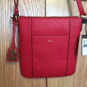 Brand New Ralph Lauren Red Crossbody