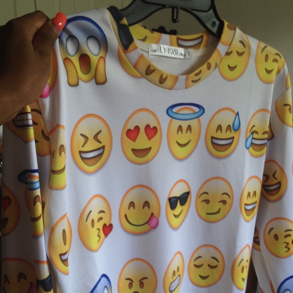 White emoji shirt