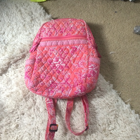 Pink vera Bradley backpack