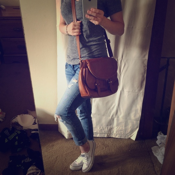 Cognac cross body