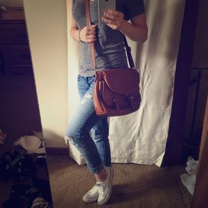 Cognac cross body