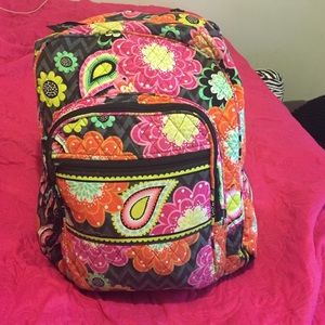 Vera Bradley campus backpack in ziggy zinnia