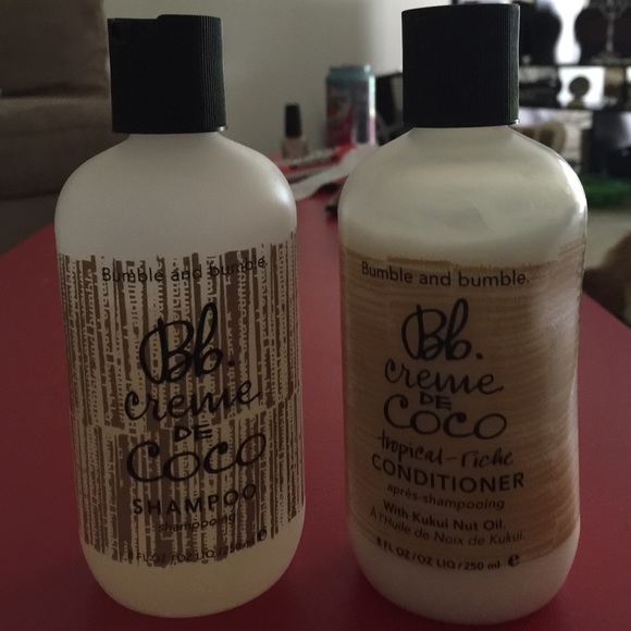 Creme de coco shampoo and conditioner